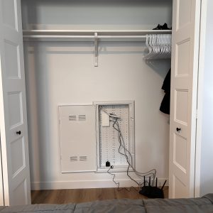 Rangement dans la chambre construction neuve de 2024