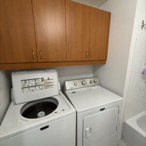 entrée laveuse sécheuse